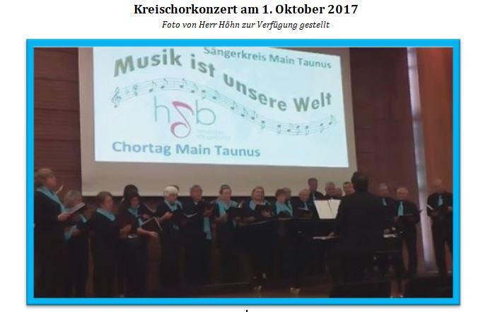 Kreischorkonzert 2017